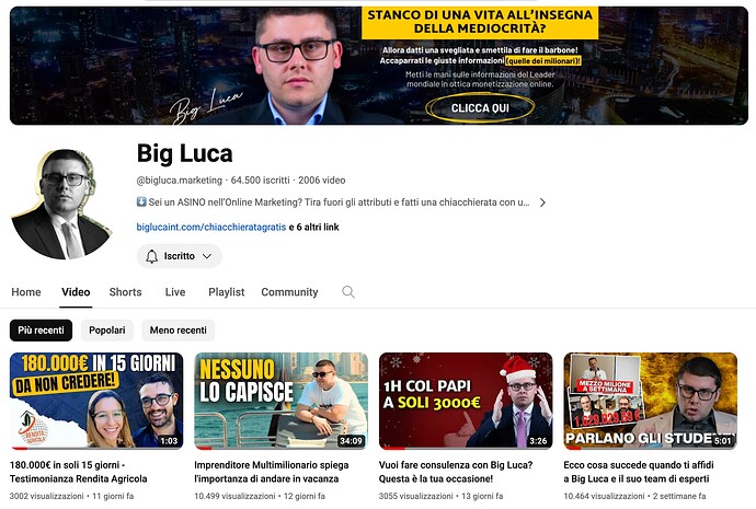 big luca oggi