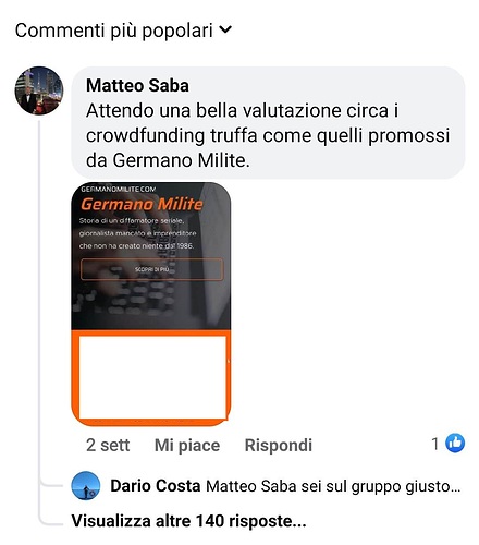 Saba commento diffamatorio gev