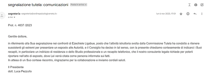 mail Ordine veneto