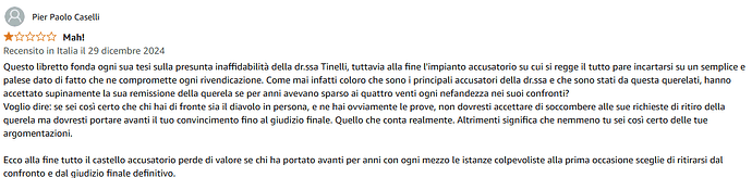 Recensione Caselli Libro Tinelli